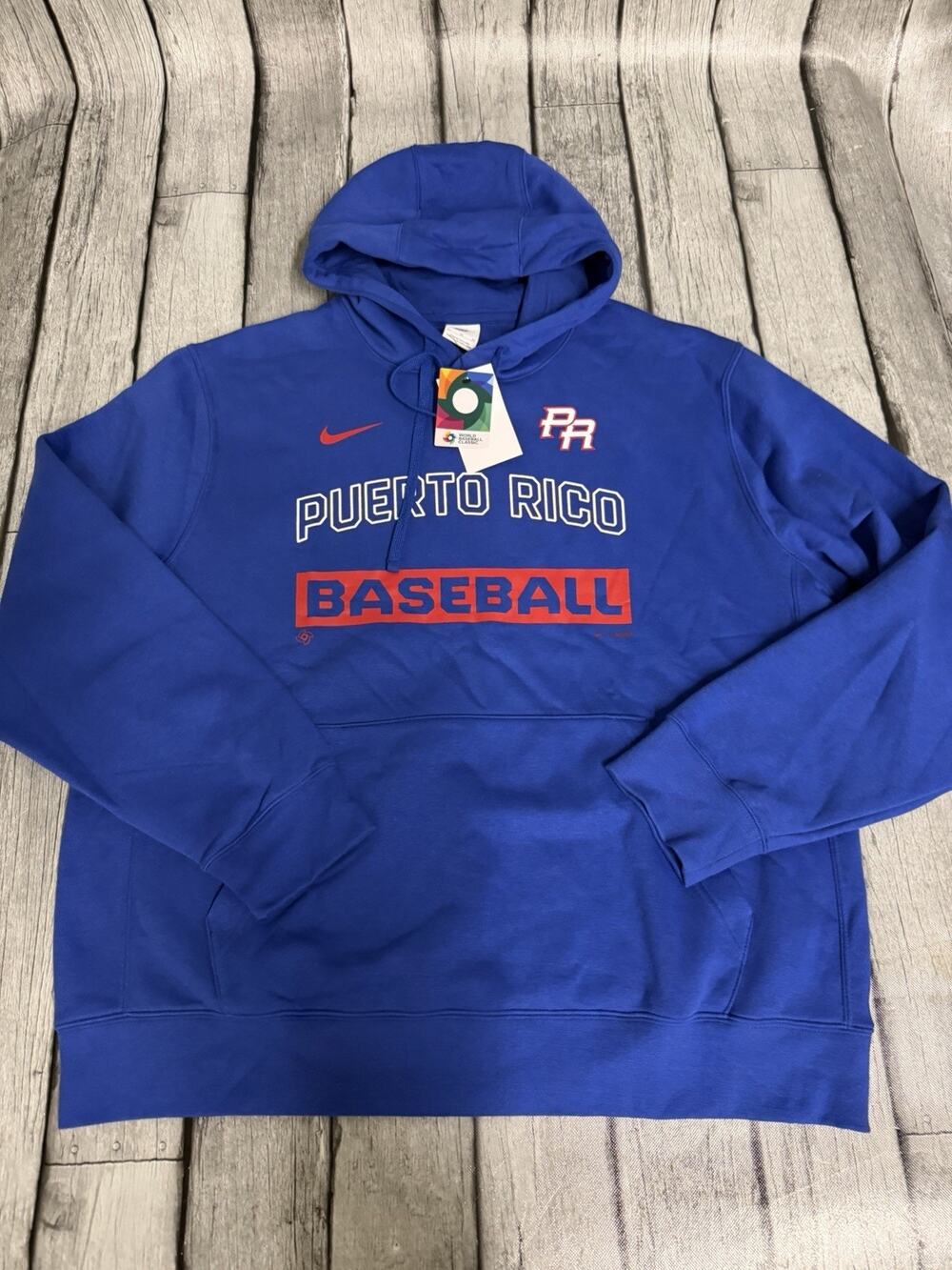 NWT Men’s Nike Puerto Rico Baseball Team 2026 World Baseball Classic Hoodie XL